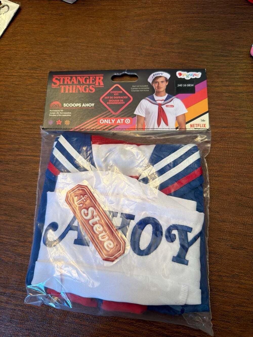 Disguise Stranger Things Steve Scoops Ahoy Costume Accessory Kit